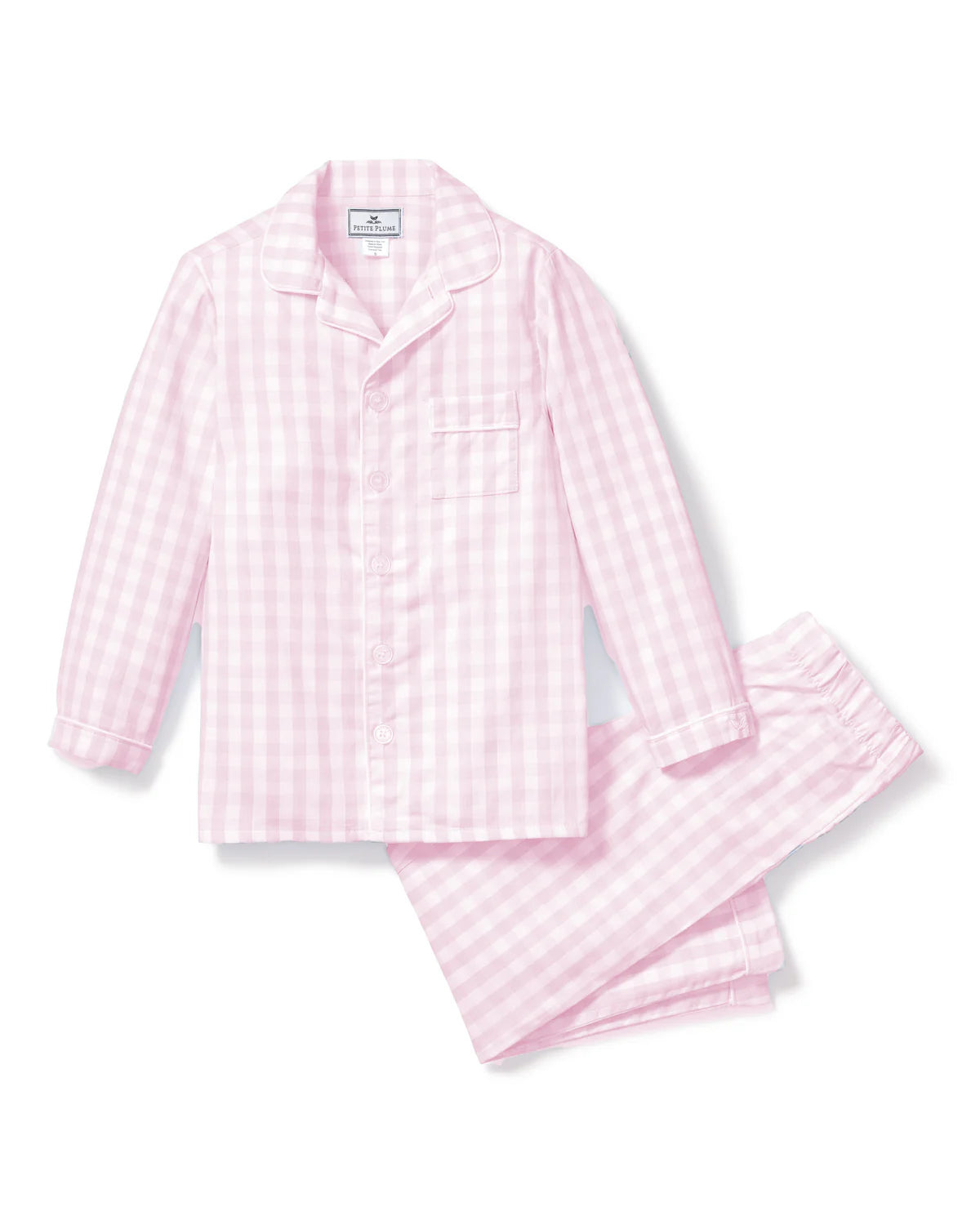 Petite Plume- Pink Gingham Set