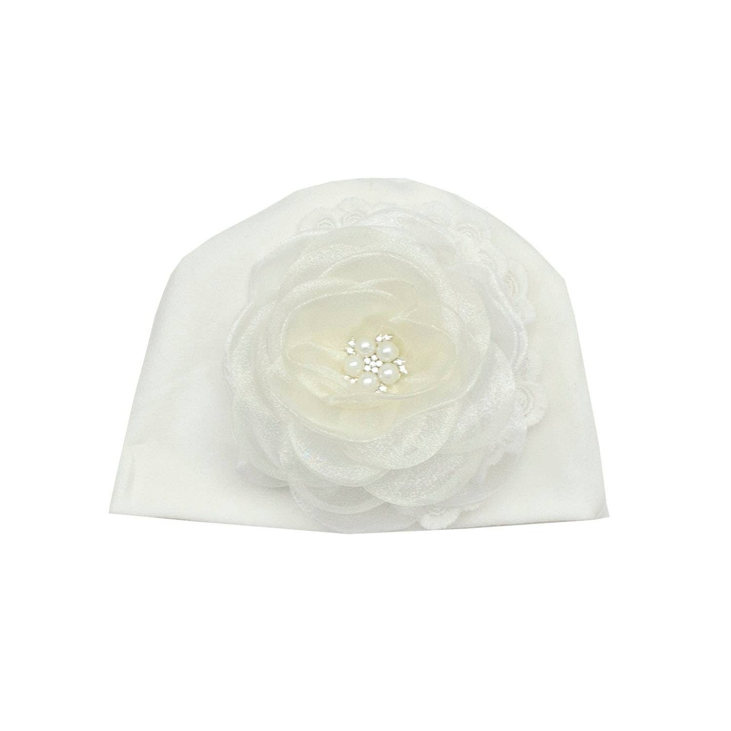 Haute Baby Innocence Baby Cap For Newborn Girl