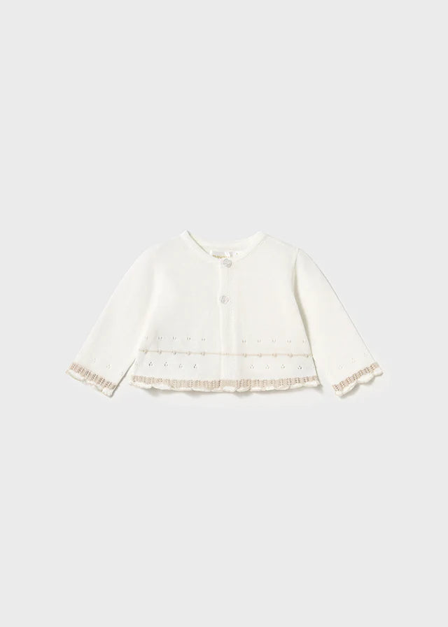 Mayoral- Blouse, Bloomers and Cardigan Set