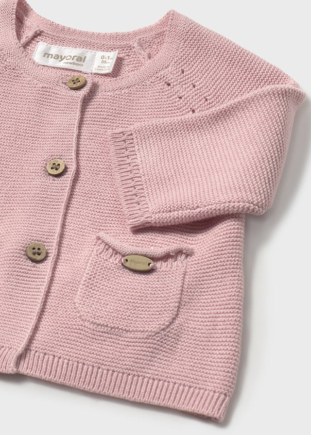 Mayoral - Pink Baby Cardigan
