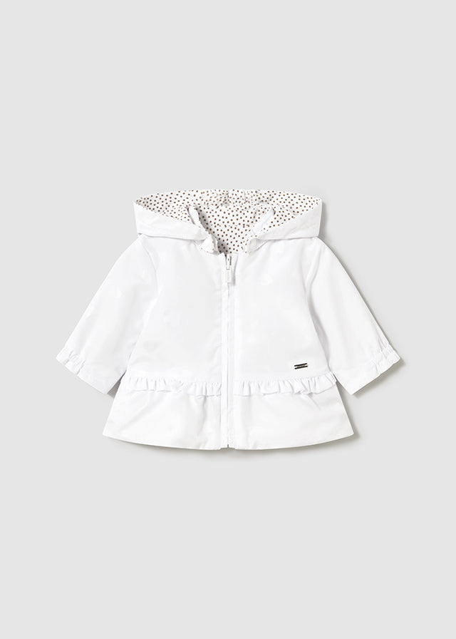 Mayoral- White Reversible Baby Windbreaker