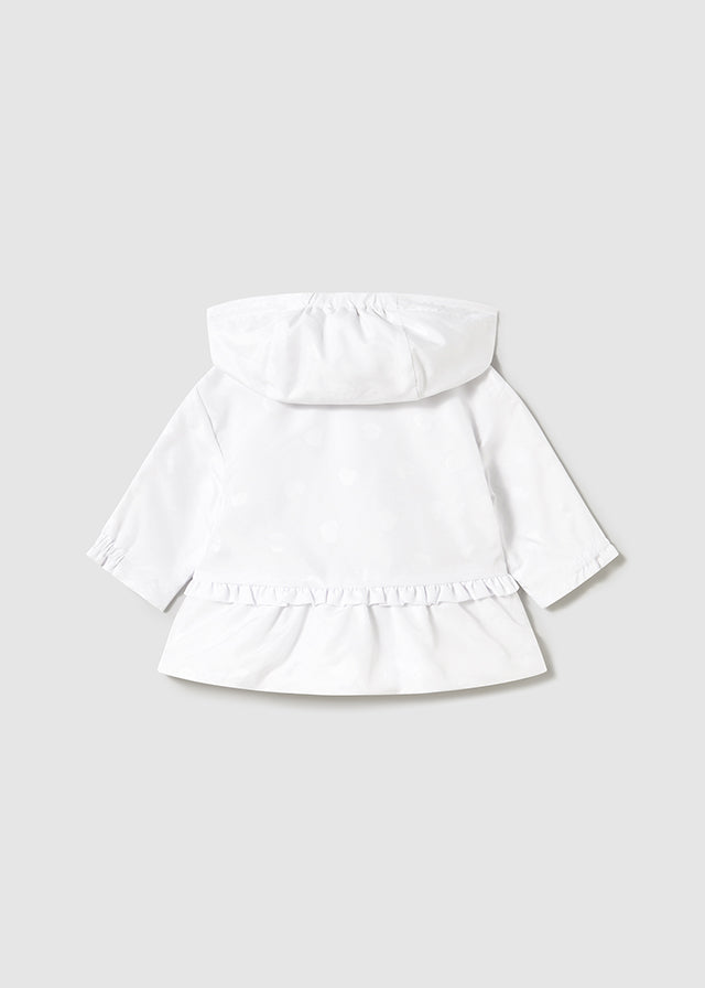 Mayoral- White Reversible Baby Windbreaker