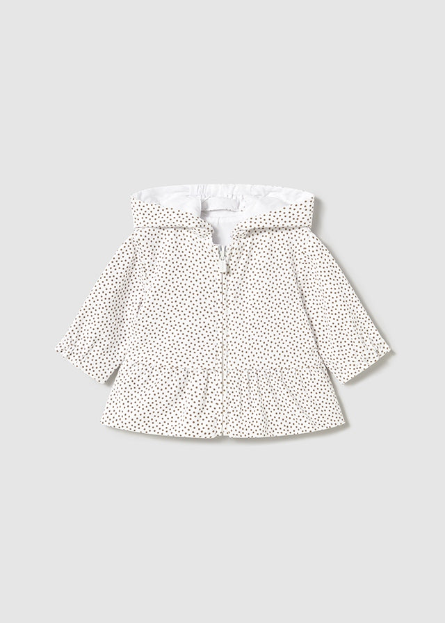 Mayoral- White Reversible Baby Windbreaker