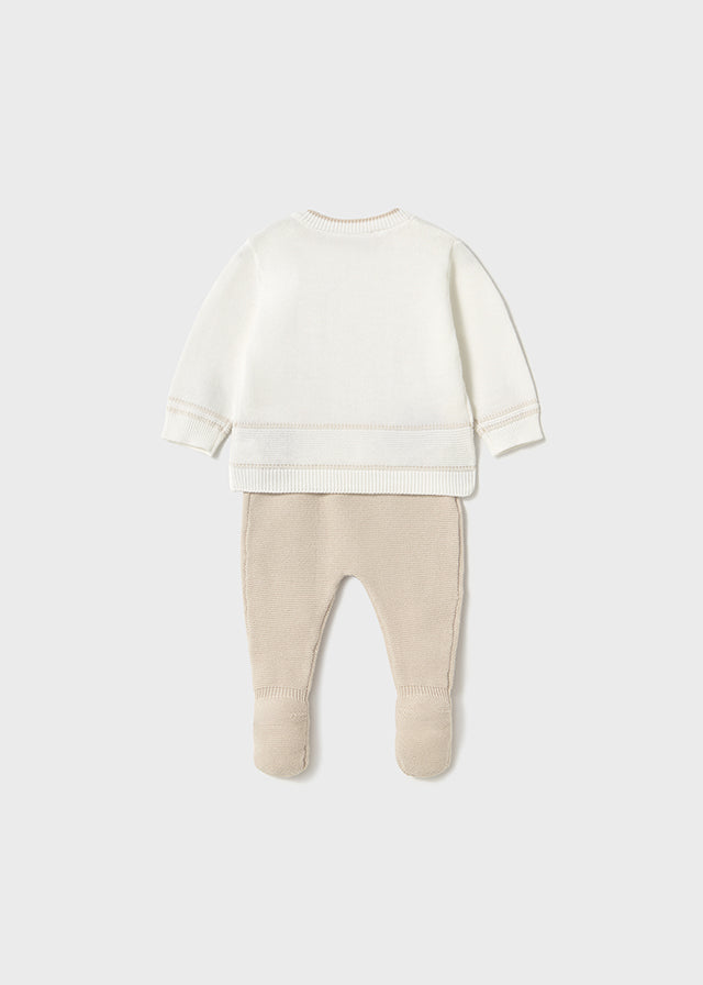 Mayoral- Piedra Cream Long Knit Set