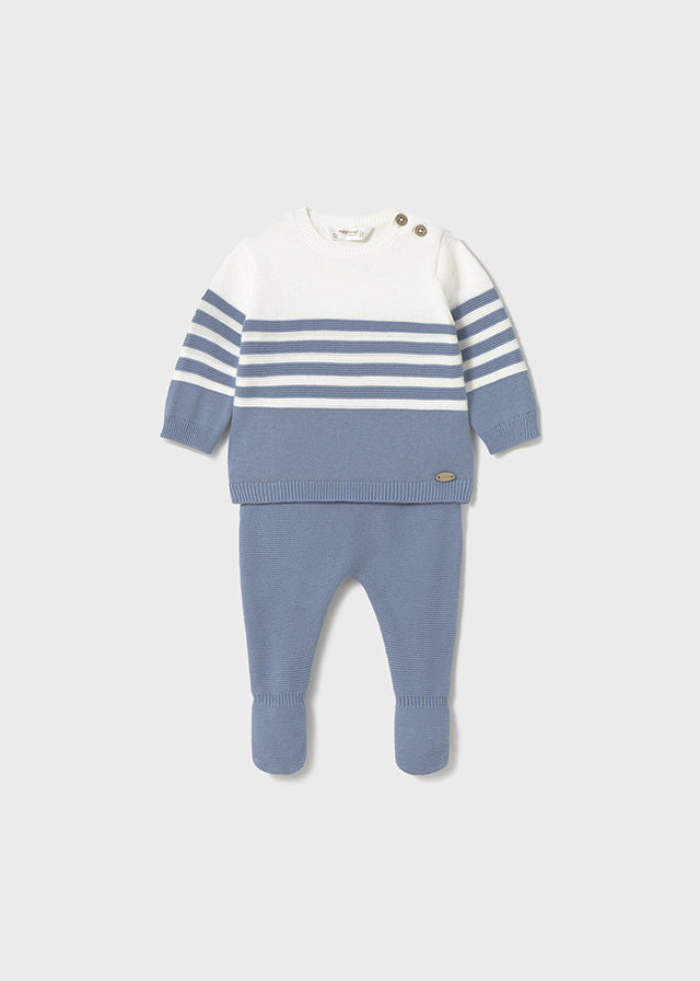 Mayoral- Rivera Blue Long Knit Set