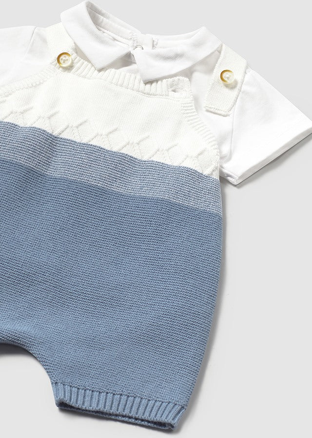 Mayoral- Rivera Blue Short Knit Set