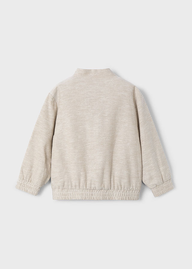 Mayoral-Beige Zip Boy Jacket
