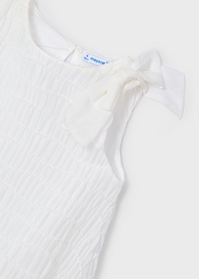 Mayoral- White Bubble Dress