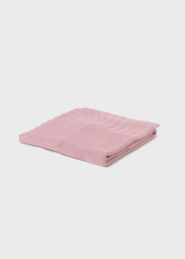 Mayoral- Pink Knit Blanket