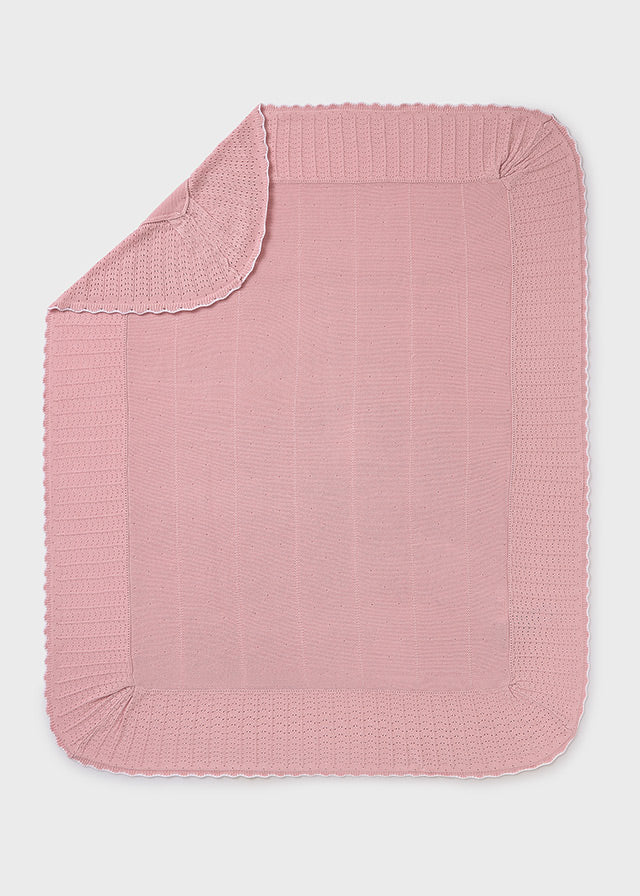Mayoral- Pink Knit Blanket