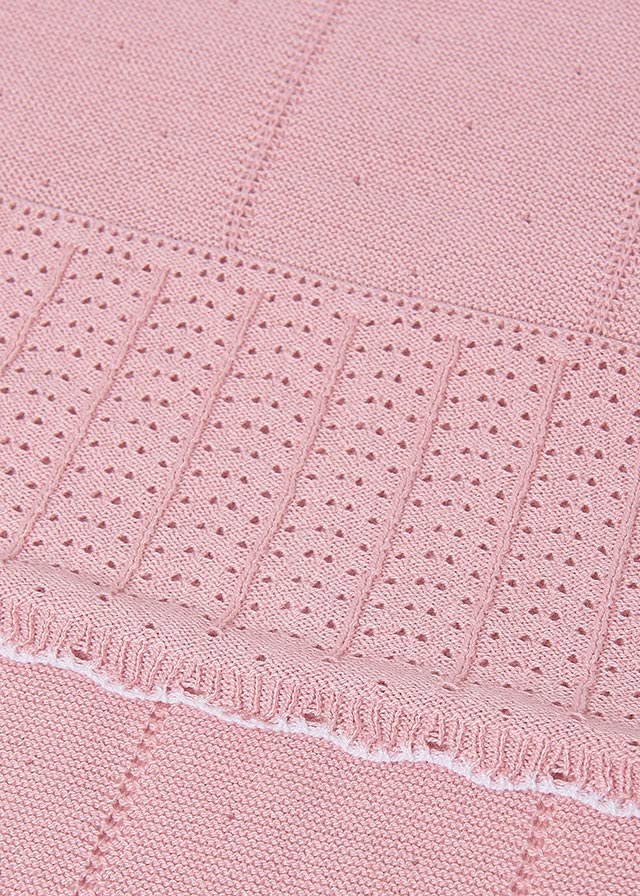 Mayoral- Pink Knit Blanket