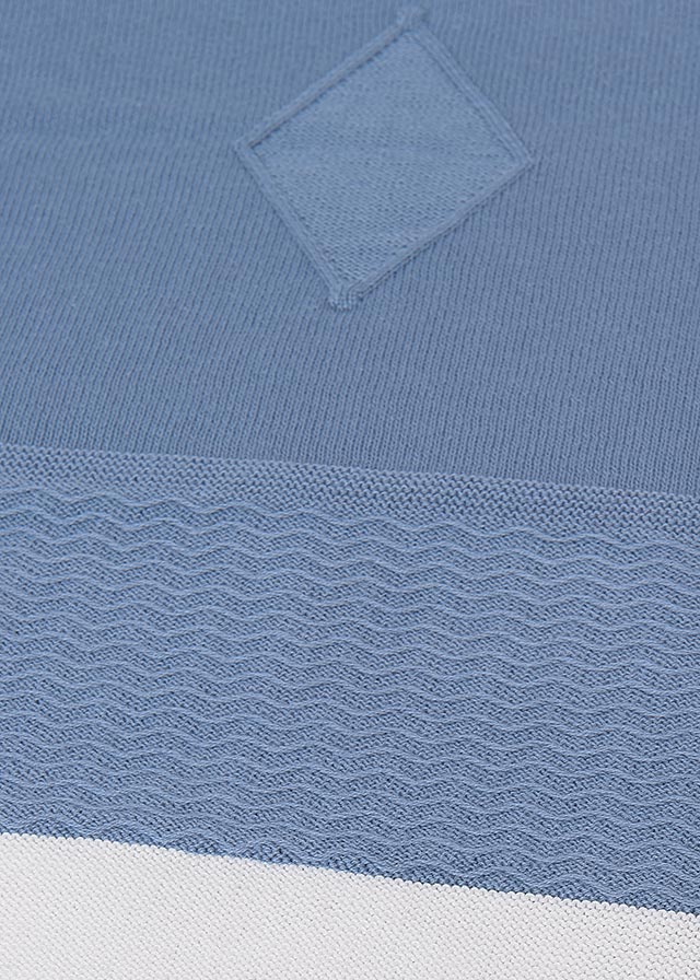 Mayoral- Rivera Blue Knit Blanket