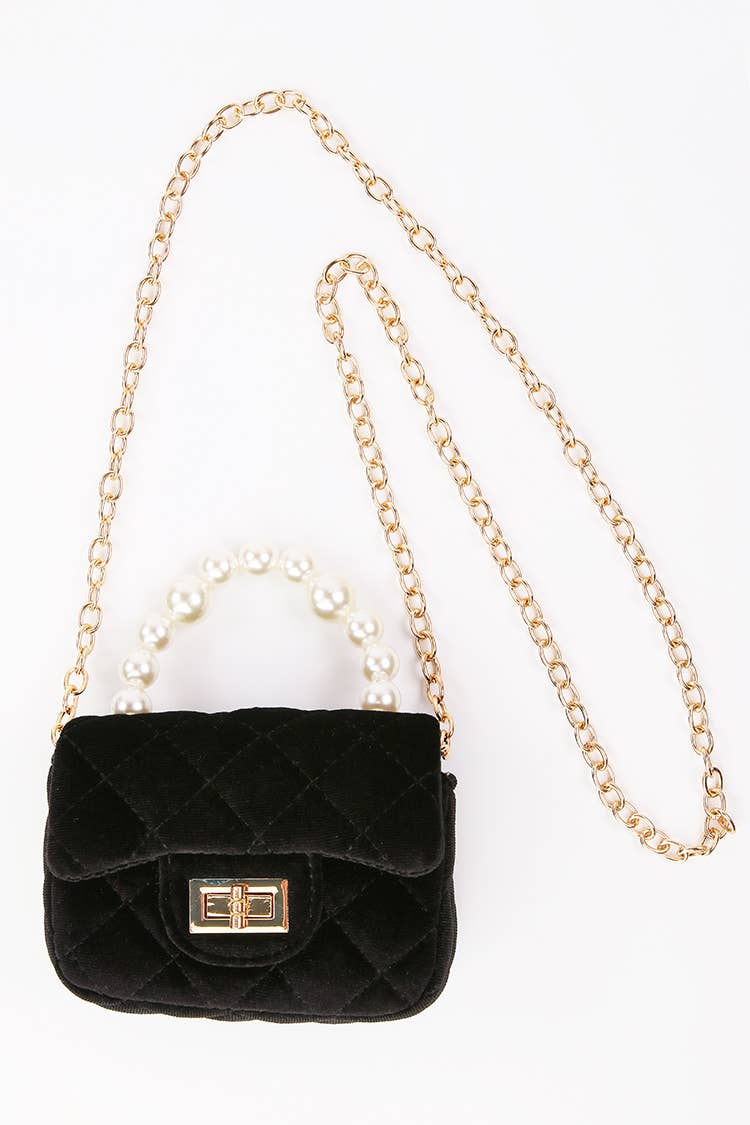 Sparkle Sisters Purse with Pearl Handle