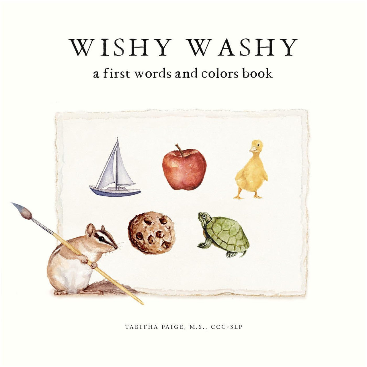 Wishy Washy: A Board Book of First Words and Colors