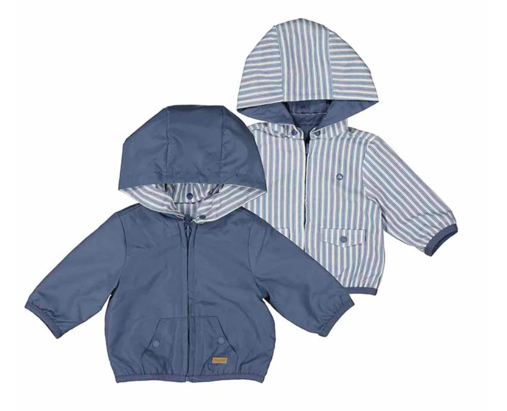 Mayoral- Blue Reversible Baby Windbreaker
