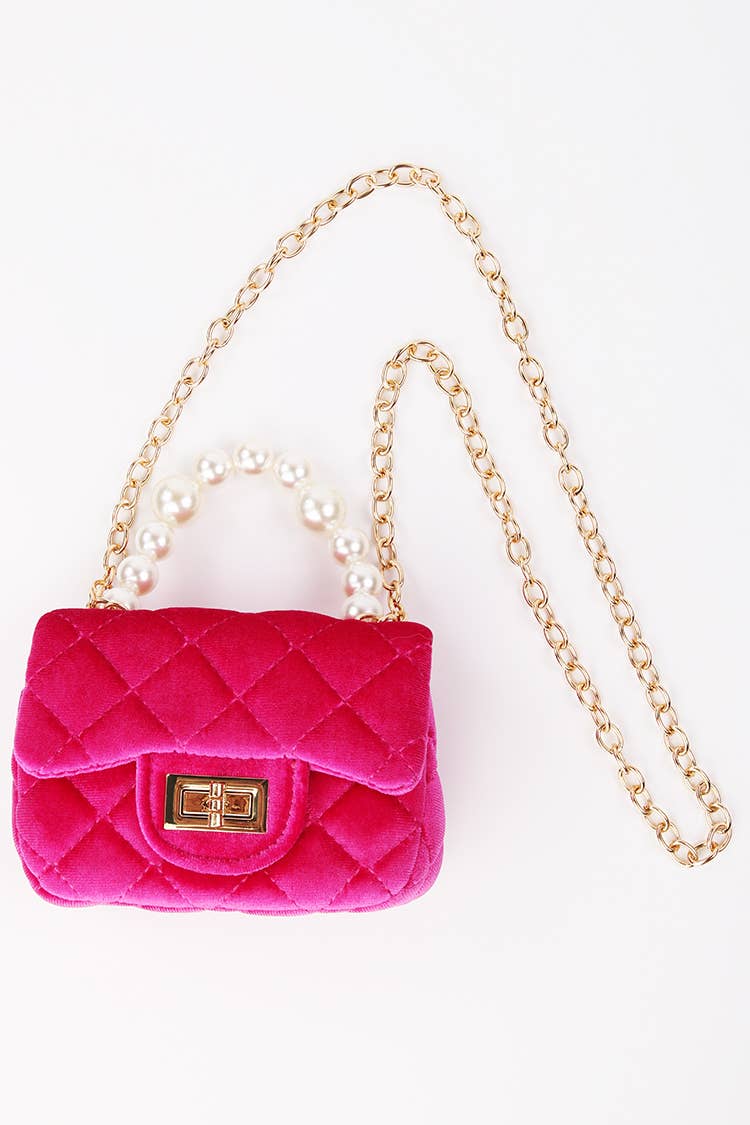 Sparkle Sisters Purse with Pearl Handle