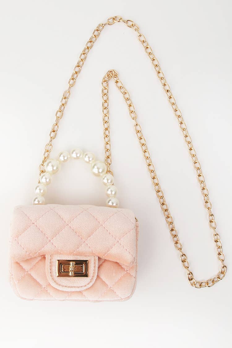 Sparkle Sisters Purse with Pearl Handle
