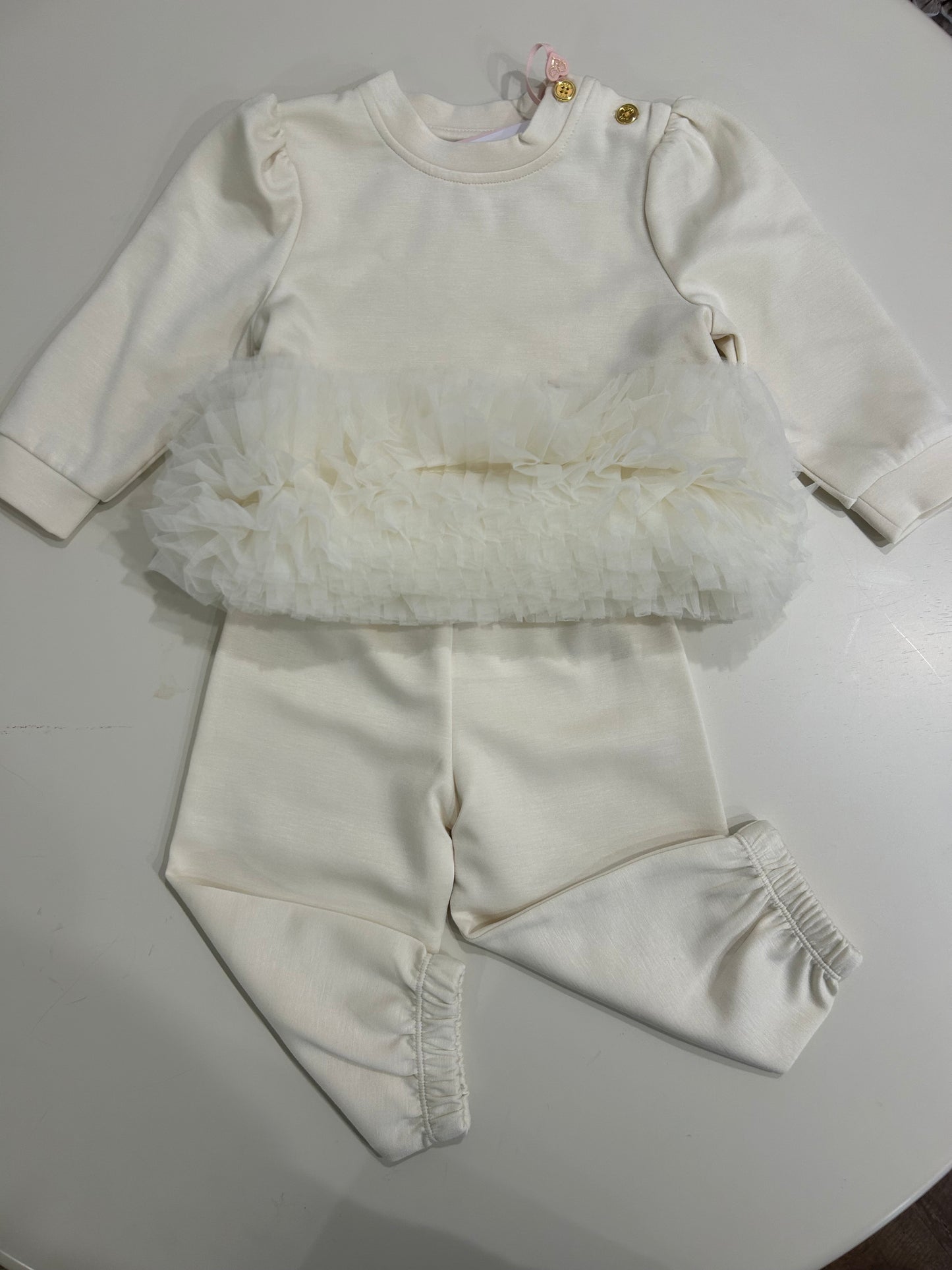 Baby Tracksuit Tulle Trim