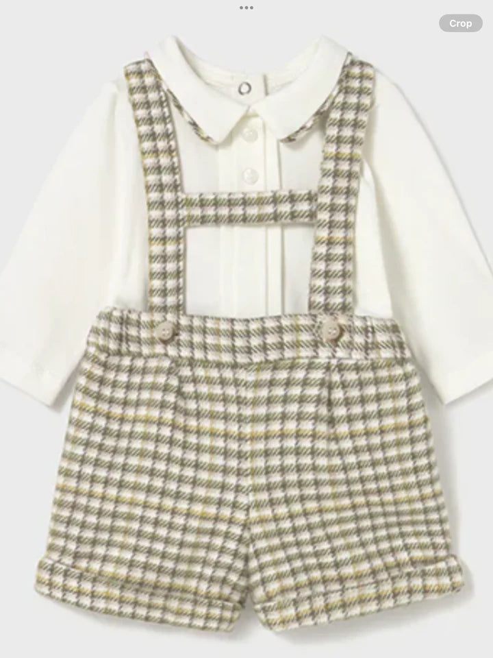 Mayoral Little Boys Plaid 3 Piece Set