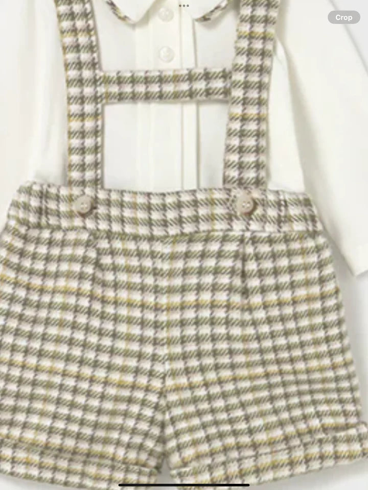 Mayoral Little Boys Plaid 3 Piece Set