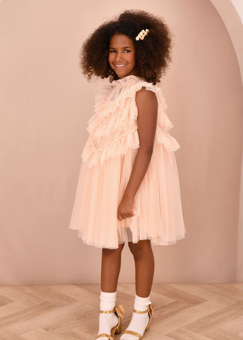 Morena Champagne Mini Dress