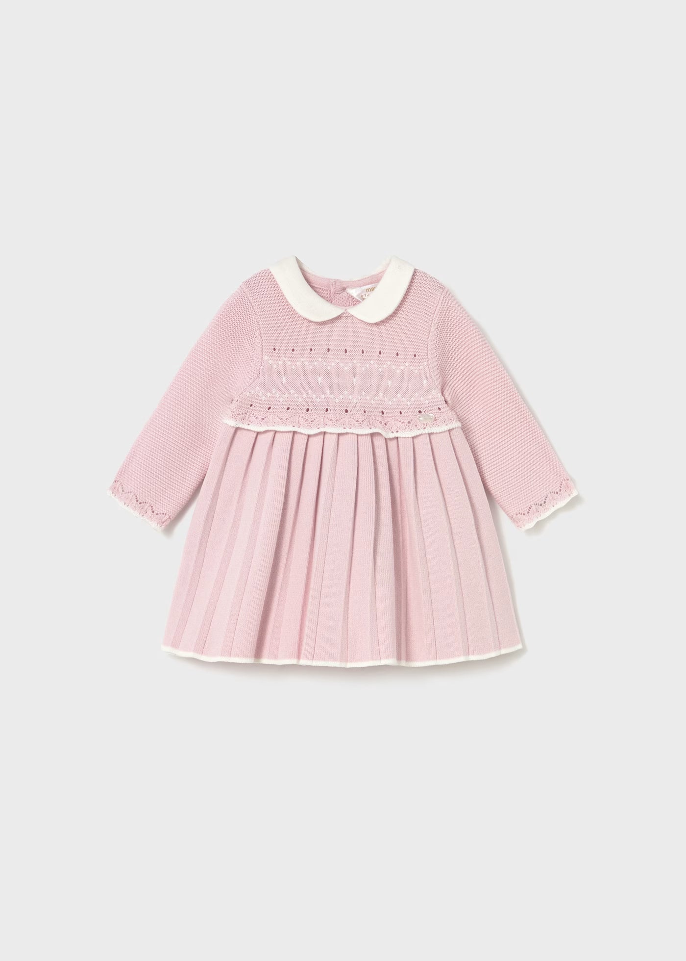 Mayoral Pink Baby Knit Dress
