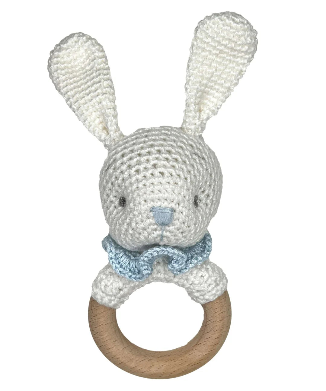 Zubels- Blue Bunny Teething Rattle