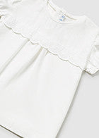 White Embroidered T-Shirt