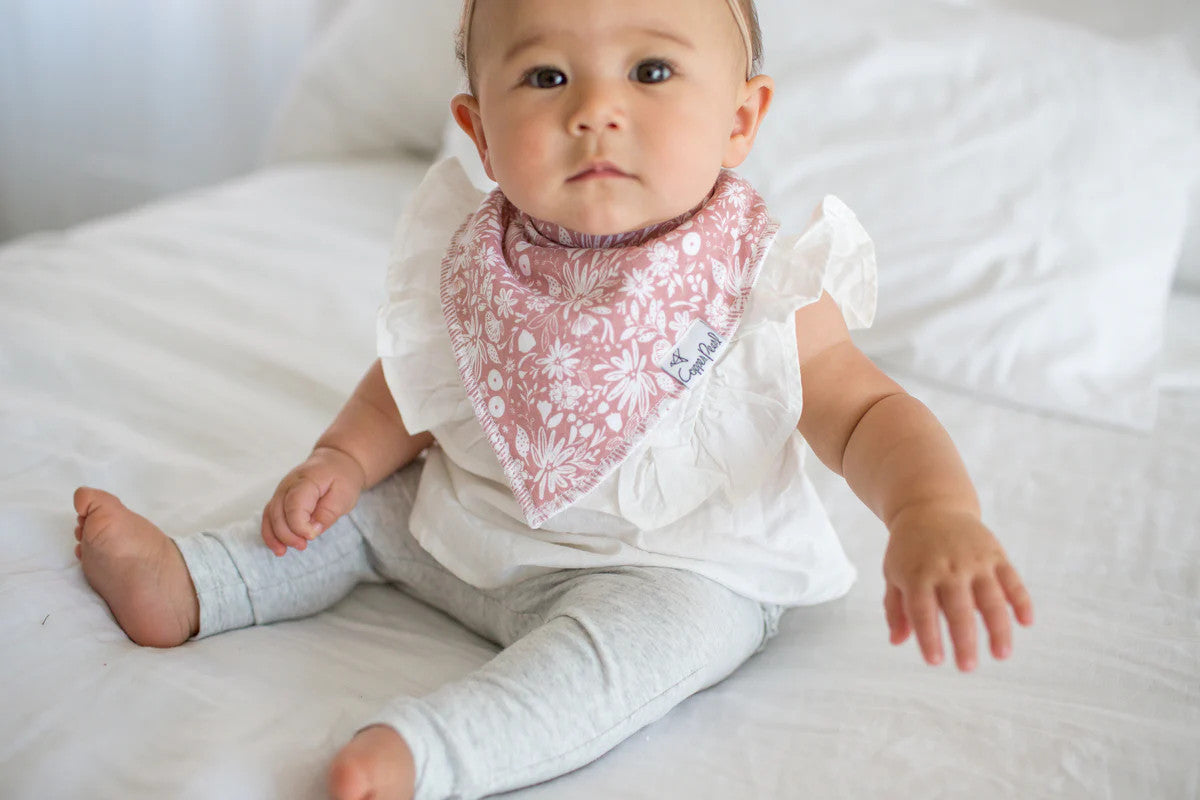 Olive Bandana Bib Set