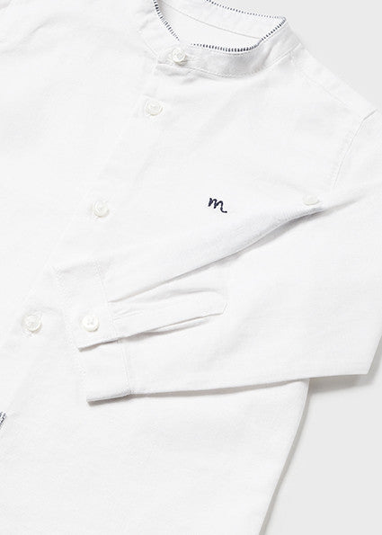 White Linen/Blue Bottom