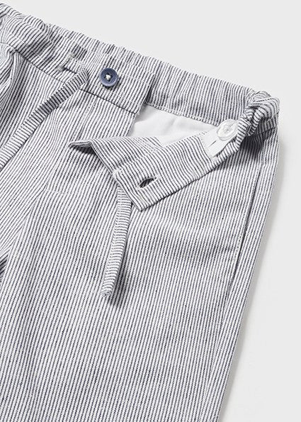White Linen/Blue Bottom