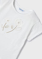 Cream Flower Top