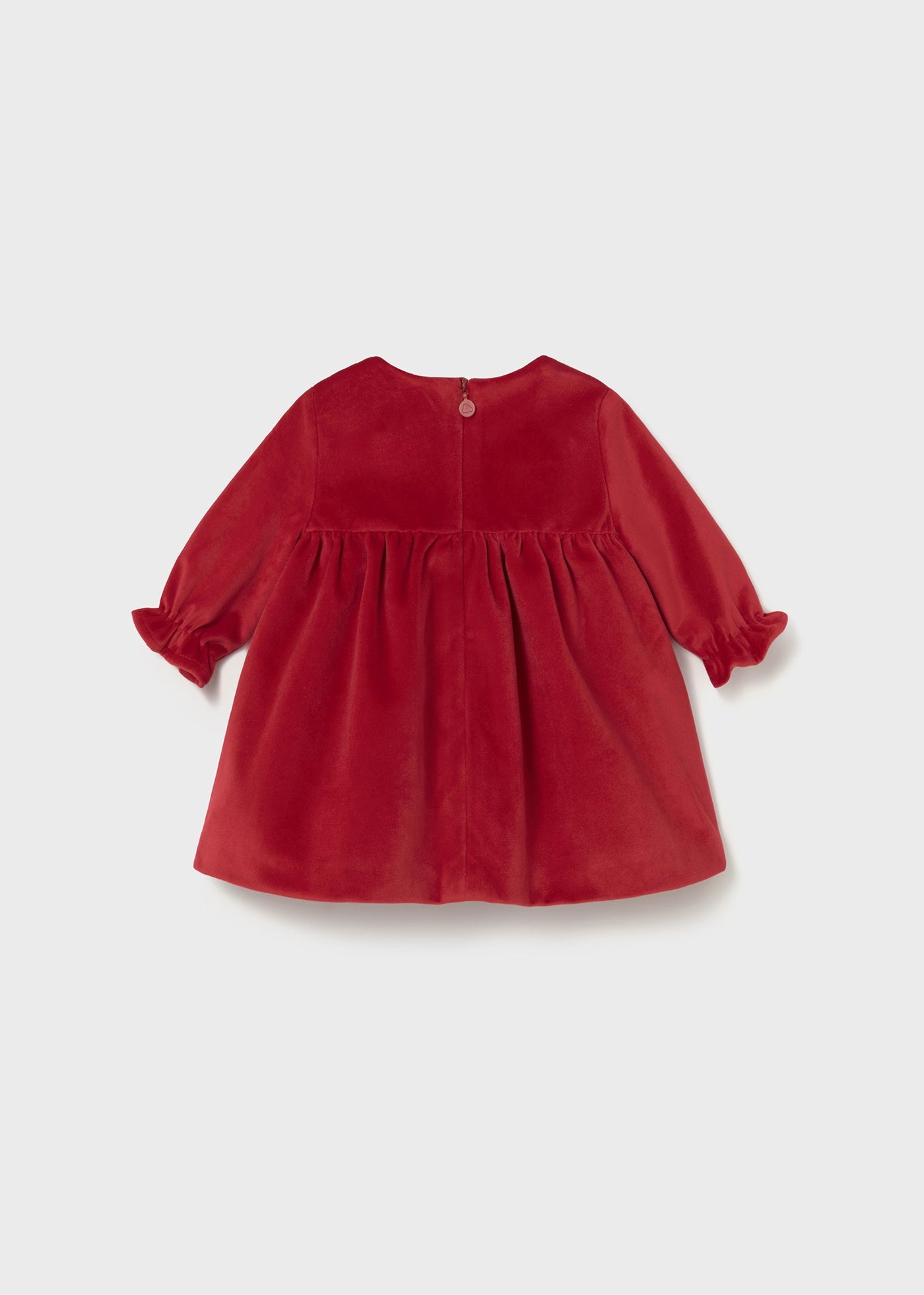 Mayoral Baby Velour Red Dress
