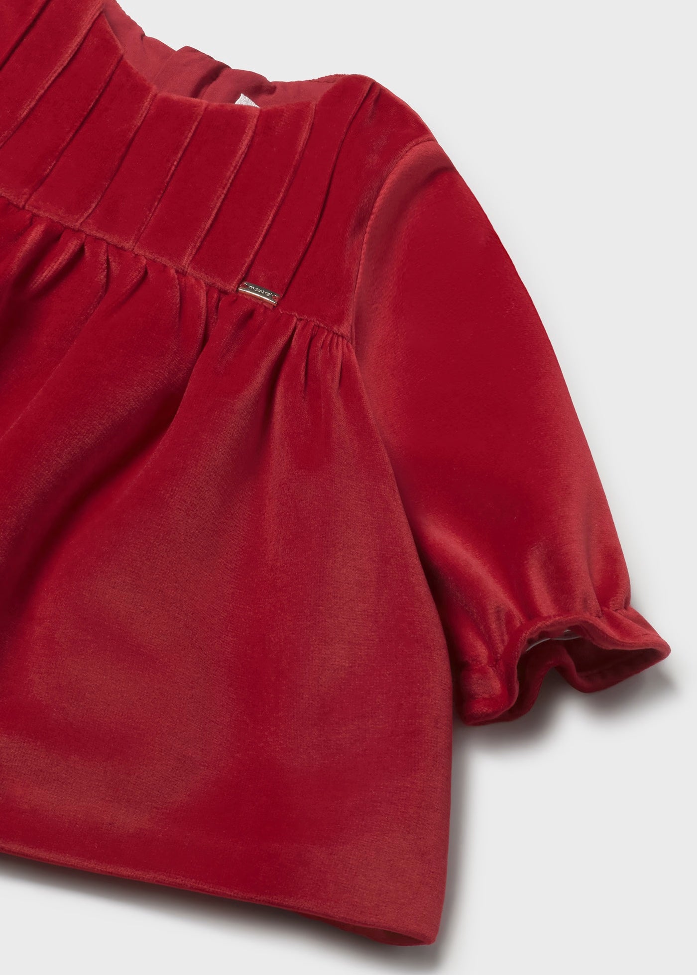 Mayoral Baby Velour Red Dress