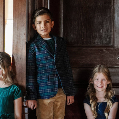 Hope & Henry Tartan Suit Jacket