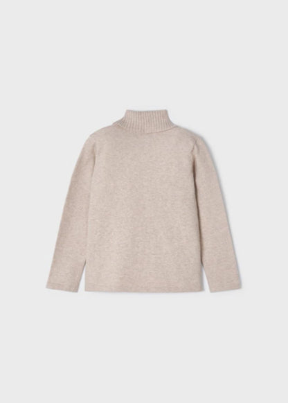Mayoral Girls Beige Turtle Neck