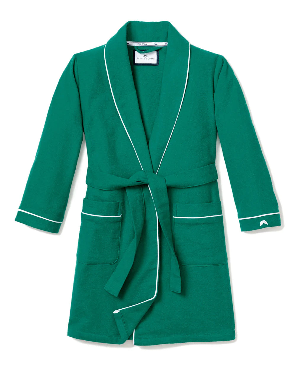 Kids Flannel Green Robe