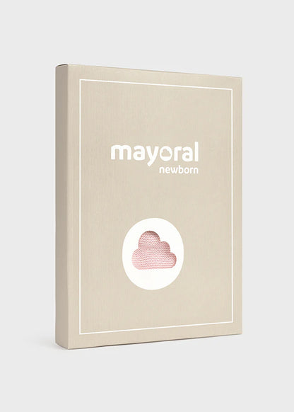 Mayoral Baby Knit w Hat - Cuarzo Pink