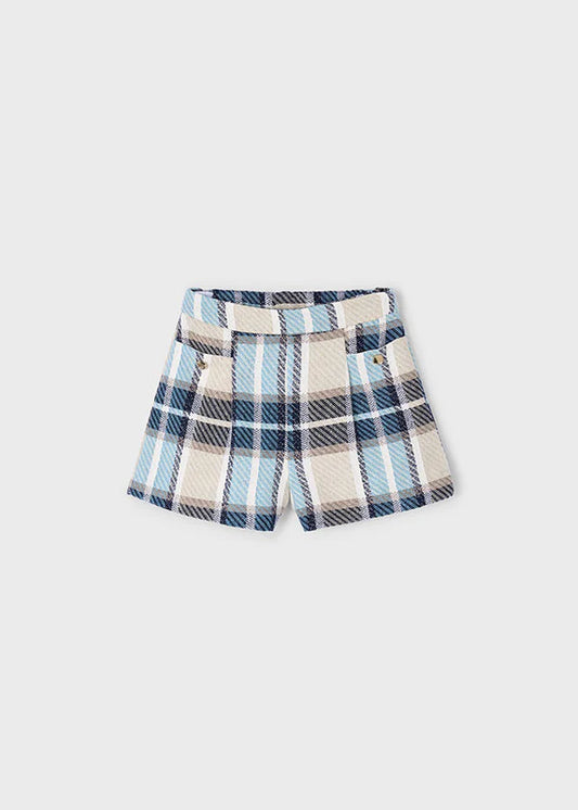 Mayoral Girls Plaid Short
