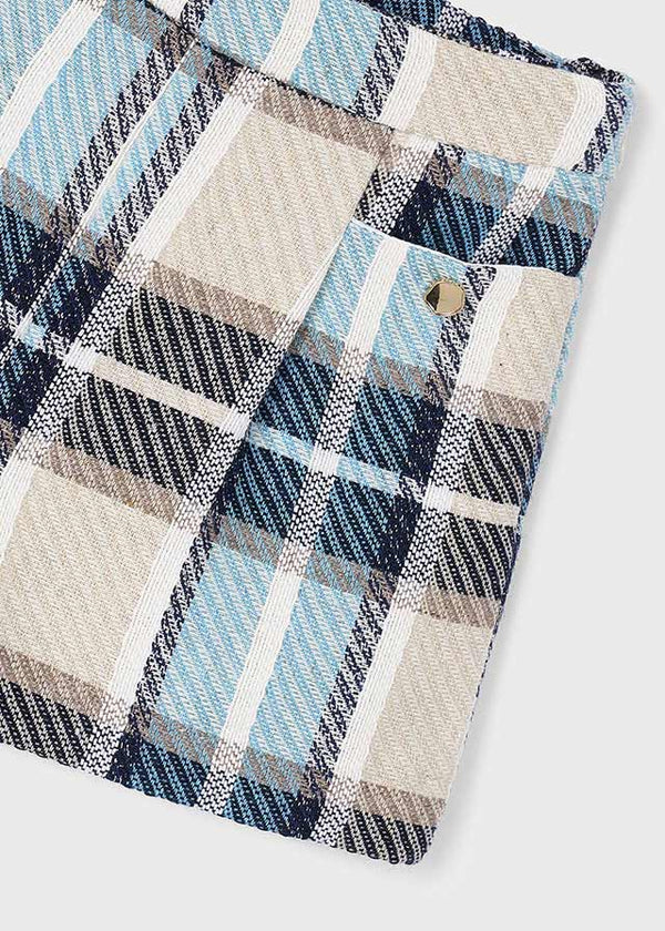 Mayoral Girls Plaid Short