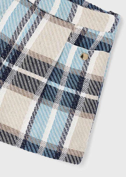 Mayoral Girls Plaid Short