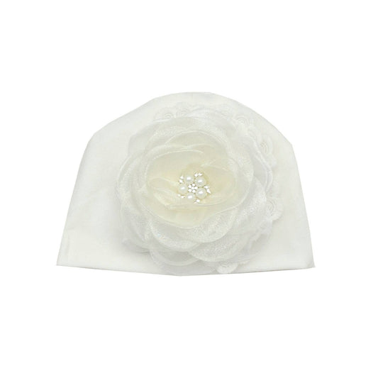 Haute Baby Innocence Baby Cap For Newborn Girl