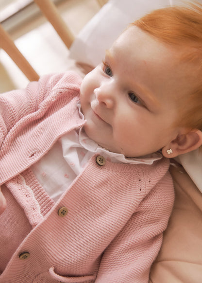 Mayoral - Pink Baby Cardigan