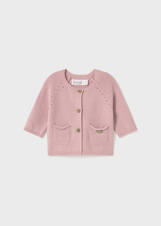 Mayoral - Pink Baby Cardigan