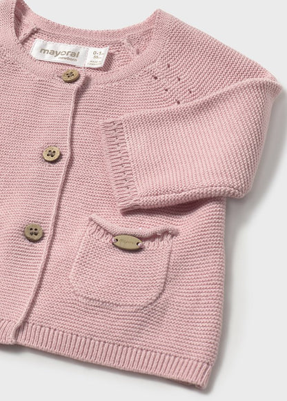 Mayoral - Pink Baby Cardigan