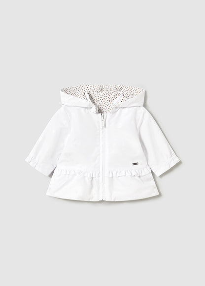 Mayoral- White Reversible Baby Windbreaker