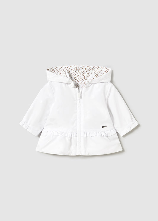 Mayoral- White Reversible Baby Windbreaker