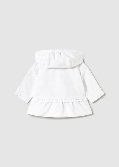 Mayoral- White Reversible Baby Windbreaker