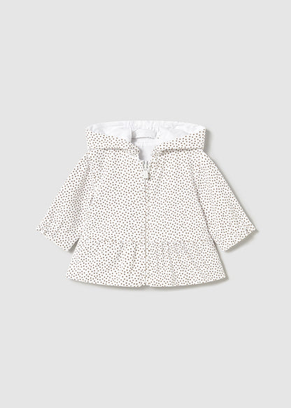 Mayoral- White Reversible Baby Windbreaker