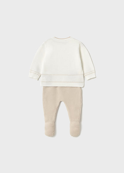 Mayoral- Piedra Cream Long Knit Set